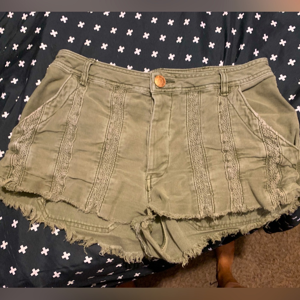 Free People Army Green Sorts Size 4